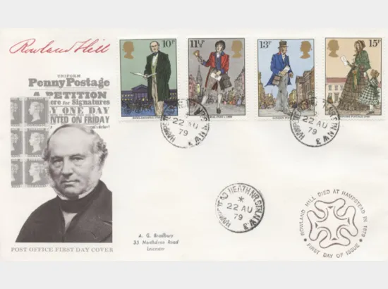 Rowland Hill: Stamps