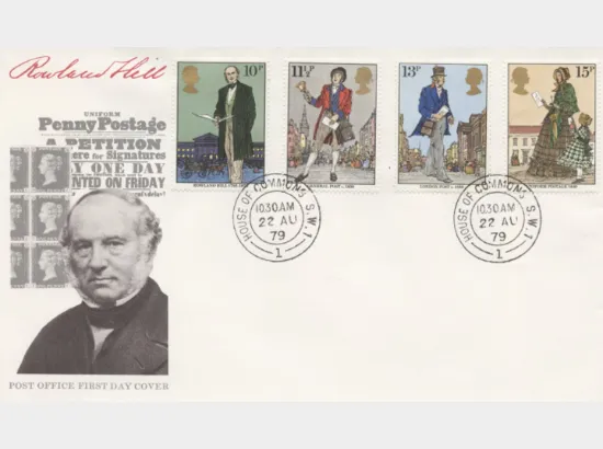 Rowland Hill: Stamps