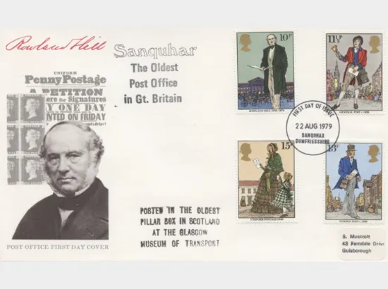 Rowland Hill: Stamps