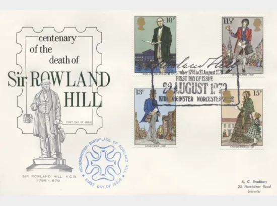 Rowland Hill: Stamps