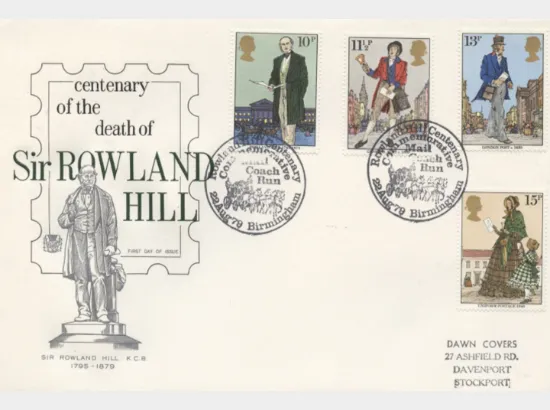 Rowland Hill: Stamps