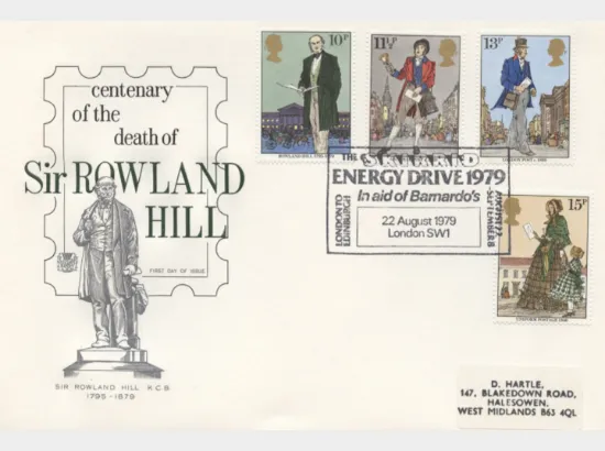 Rowland Hill: Stamps