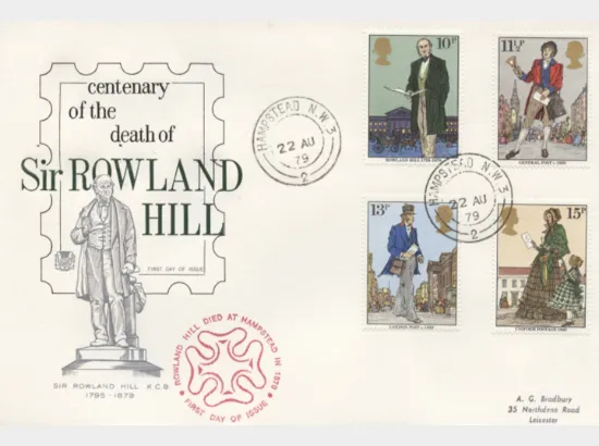 Rowland Hill: Stamps