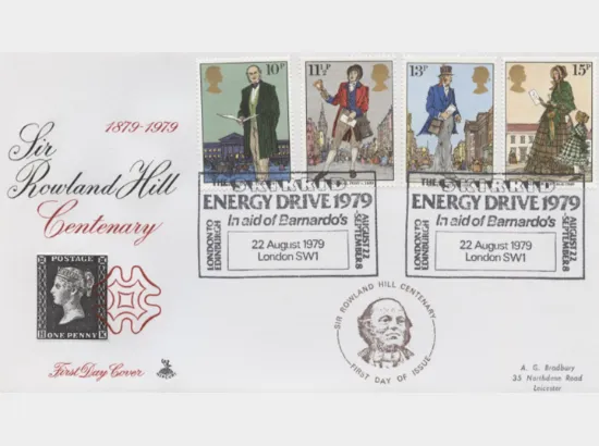 Rowland Hill: Stamps