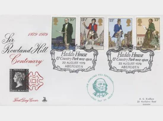 Rowland Hill: Stamps