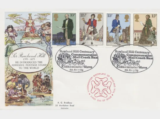 Rowland Hill: Stamps