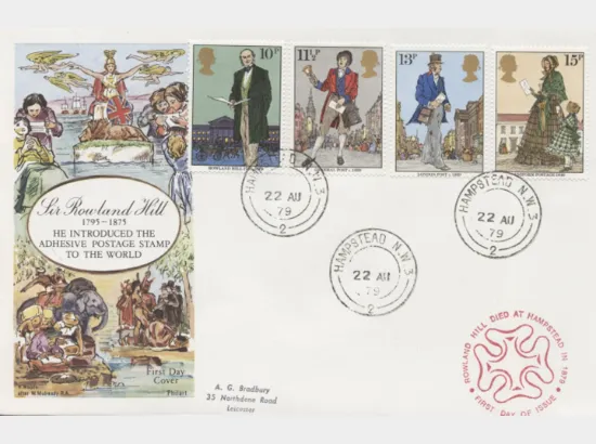 Rowland Hill: Stamps