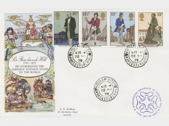 Rowland Hill: Stamps