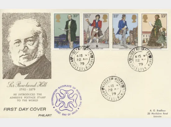 Rowland Hill: Stamps