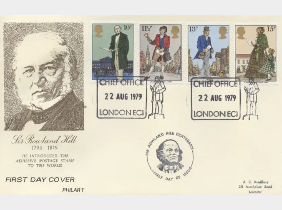 Rowland Hill: Stamps