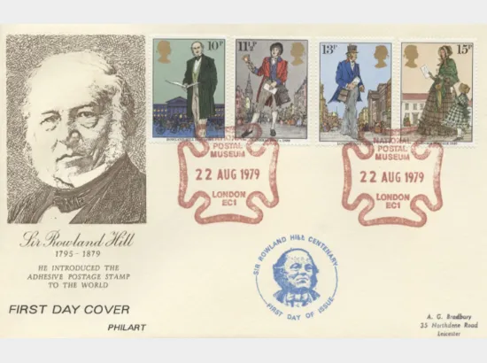 Rowland Hill: Stamps