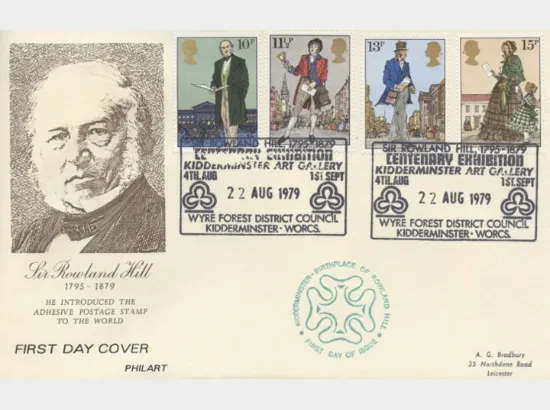 Rowland Hill: Stamps