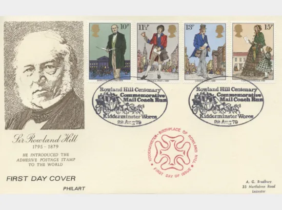 Rowland Hill: Stamps