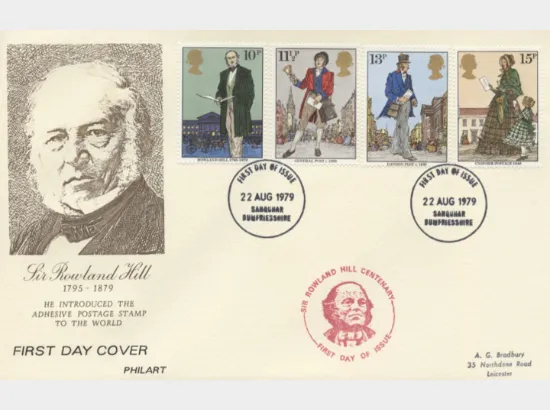 Rowland Hill: Stamps