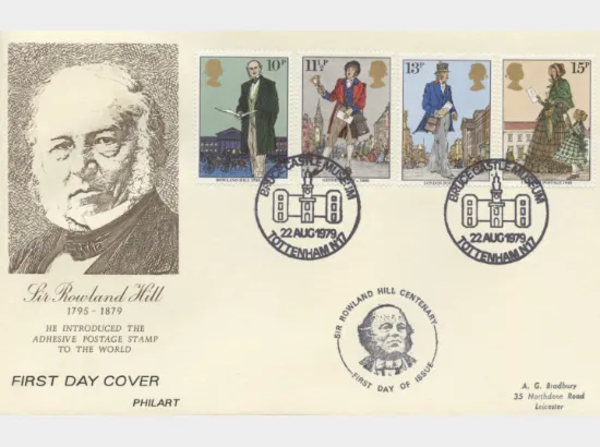 Rowland Hill: Stamps