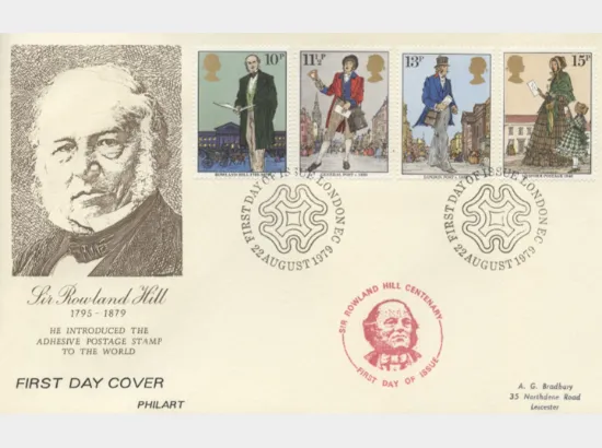Rowland Hill: Stamps