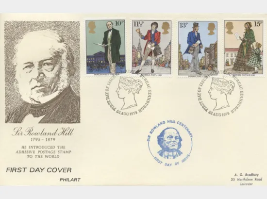 Rowland Hill: Stamps
