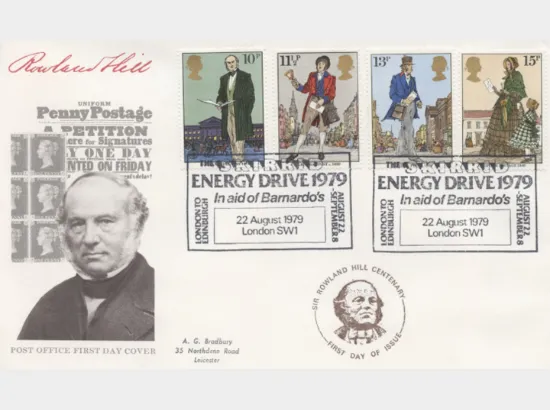 Rowland Hill: Stamps