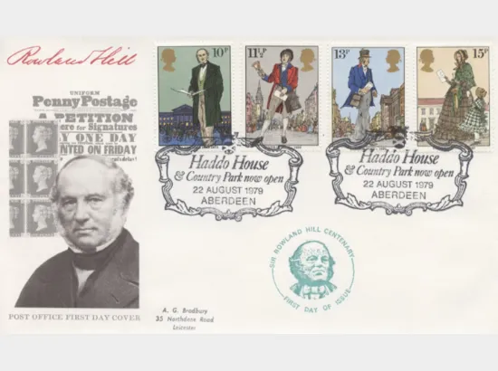 Rowland Hill: Stamps