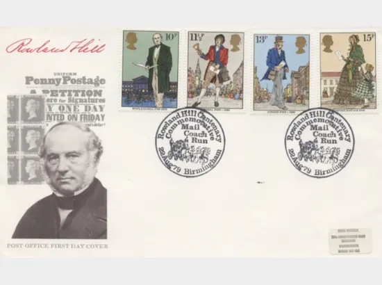 Rowland Hill: Stamps