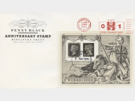 Penny Black: Miniature Sheet
