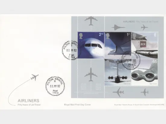 Airliners: Miniature Sheet