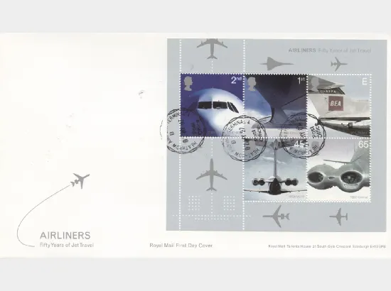 Airliners: Miniature Sheet