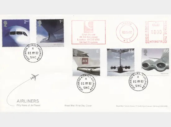 Airliners: Stamps