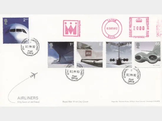 Airliners: Stamps
