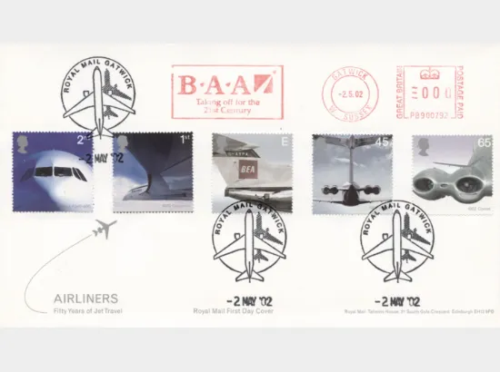 Airliners: Stamps