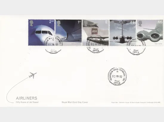 Airliners: Stamps