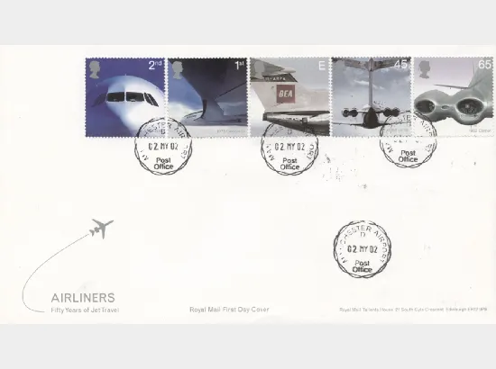 Airliners: Stamps