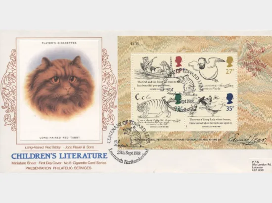 Edward Lear: Miniature Sheet