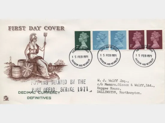 Machins: Decimal Values Coil - 5p Se-tenant