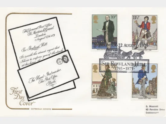 Rowland Hill: Stamps