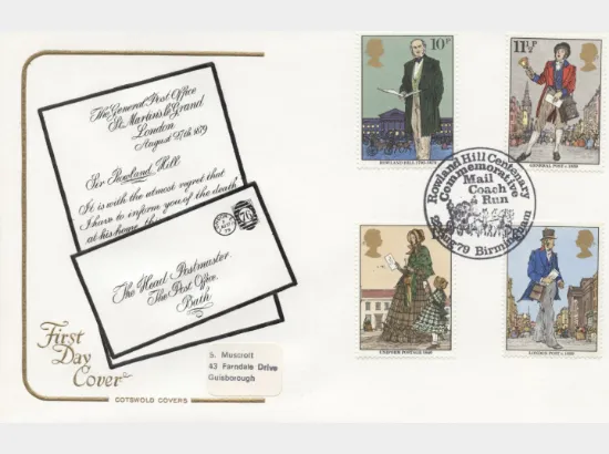 Rowland Hill: Stamps