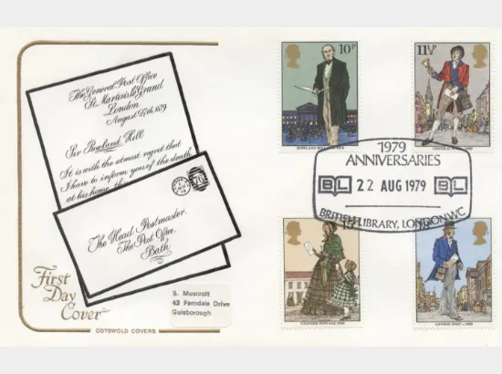 Rowland Hill: Stamps