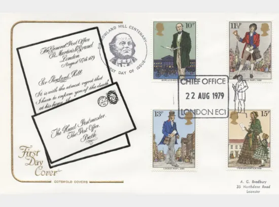 Rowland Hill: Stamps