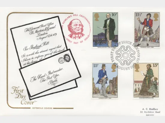 Rowland Hill: Stamps