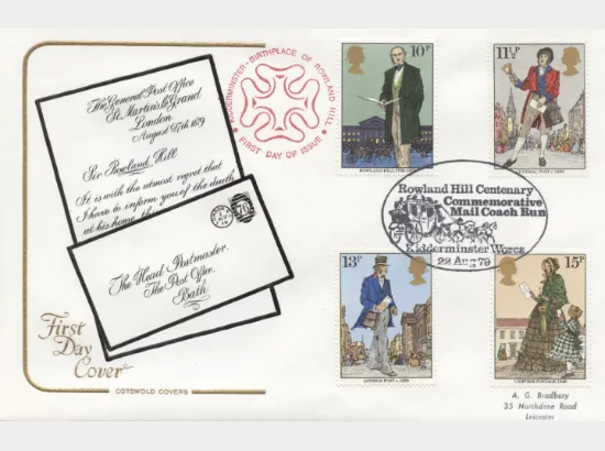Rowland Hill: Stamps