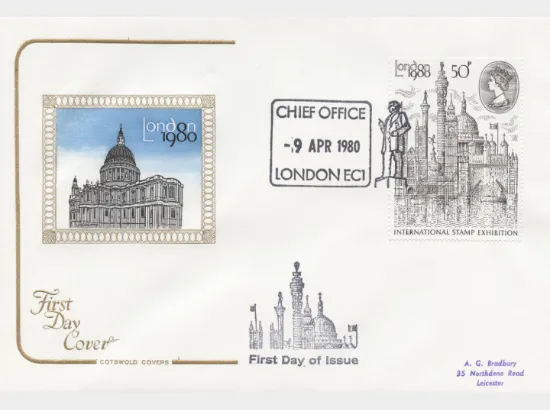 London 1980: 50p Stamp