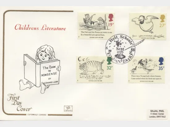 Edward Lear: Stamps