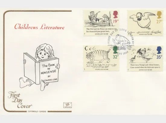 Edward Lear: Stamps