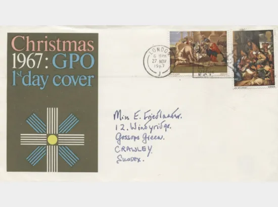 Christmas 1967 (3d & 1/6d)