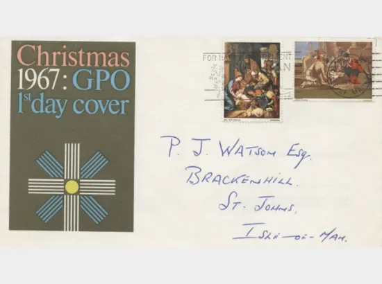 Christmas 1967 (3d & 1/6d)