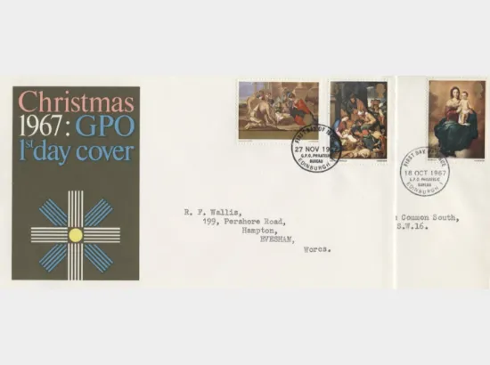 Christmas 1967 (3d & 1/6d)