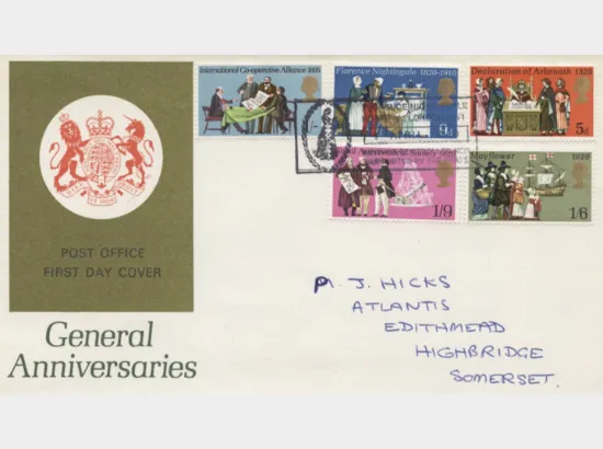 General Anniversaries 1970