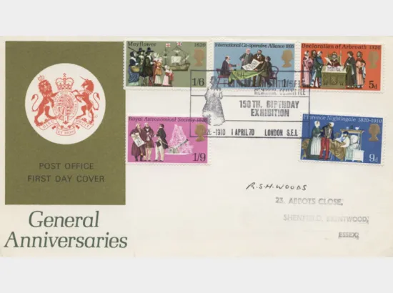 General Anniversaries 1970