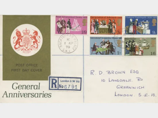 General Anniversaries 1970