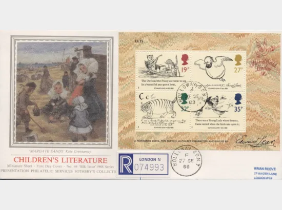 Edward Lear: Miniature Sheet